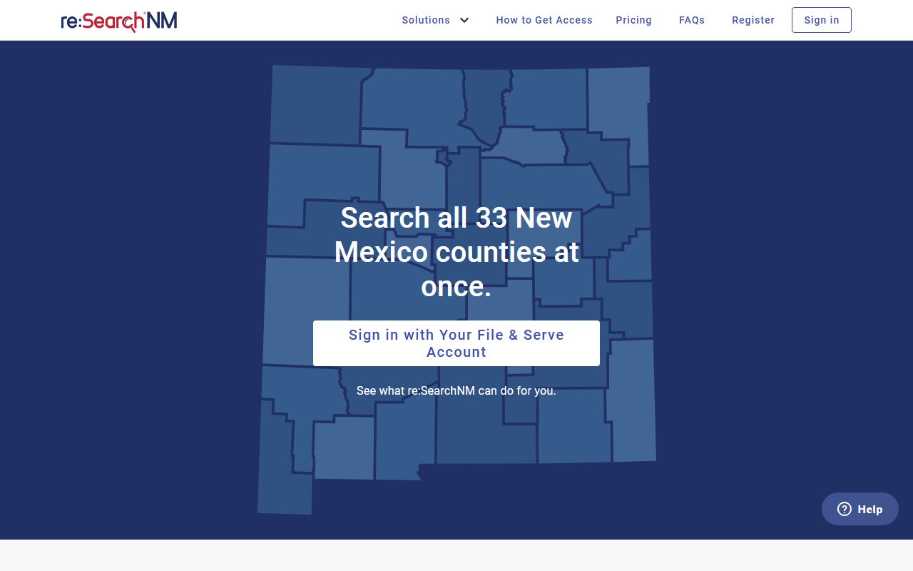 Quay County court records re:SearchNM registered portal